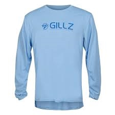 Gillz Contender Series Long Sleeve UV shirts Powder Blue