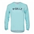 Gillz Contender Series Long Sleeve UV shirts Aruba Blue XLarge