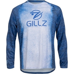 Gillz Contender Series Long Sleeve UV shirts Classic Blue SM