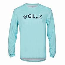 Gillz Contender Series Long Sleeve UV shirts Aruba Blue LG