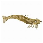 Sea Striker Shrimp Rigged 3" Gold Fleck 3pk